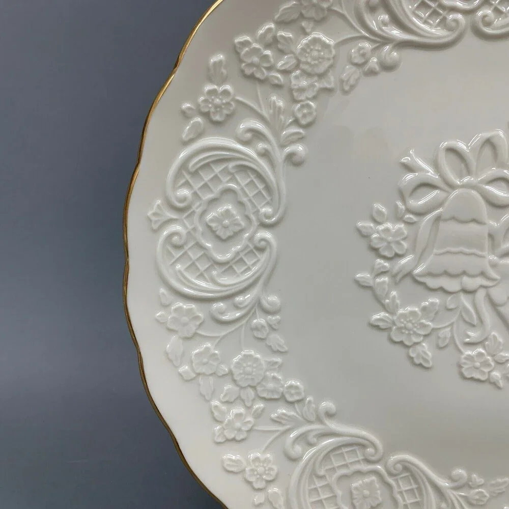 Lenox‎ Cream White Marriage 12.5 Plate To Commemorate This Very Special Occasion